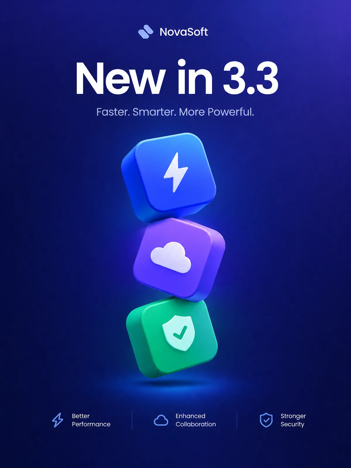 Release poster after the edit: New in 3.3